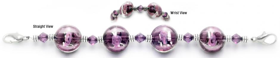 Beaded Medical Bracelet Designer Bead Medical Bracelets Hidden Flower 9007