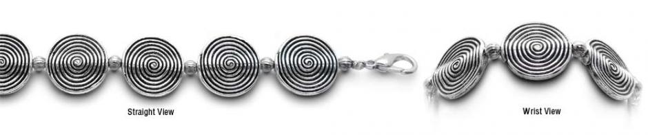 Beaded Medical Bracelet Designer Bead Medical Bracelets Swirly Gig 9618