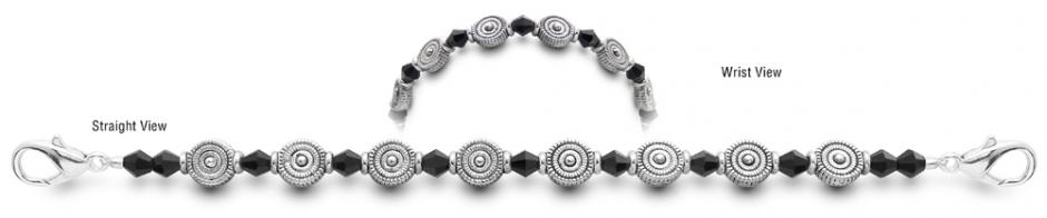 Beaded Bracelets Designer Bead Medical Bracelets In the Right Circles 9624