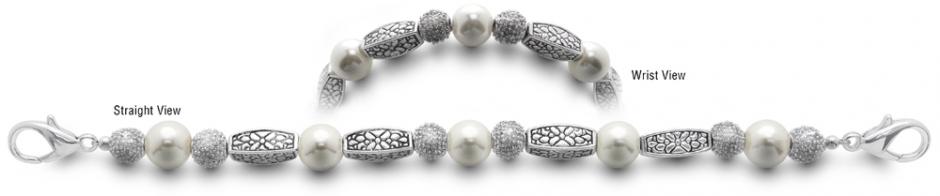 Pearl Medical Bracelet Designer Bead Medical Bracelets Pearls In Spring 9745