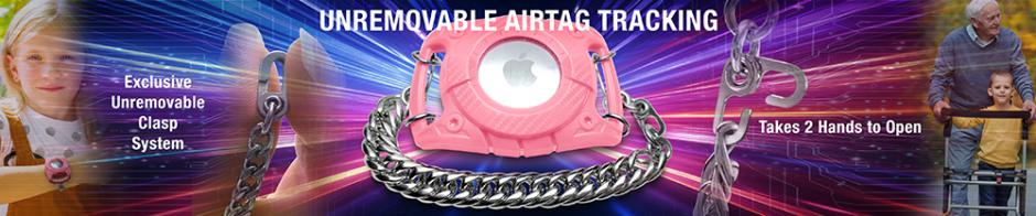 AirTag® Bracelet Unremovable Pink AirTag® Bracelet