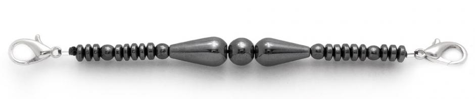 Hematite Medical Bracelet Designer Bead Medical ID Bracelets Hero of Hematite 0204