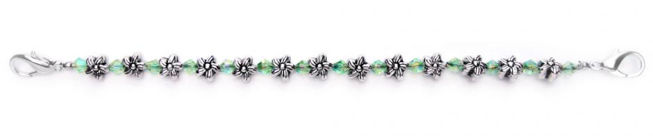 Fashion Beaded Bracelet Designer Bead Medical Bracelets Flowers and Small Crystals 0368