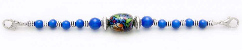 Beaded Medical Bracelet Designer Bead Medical Bracelets Blue Blood 0706