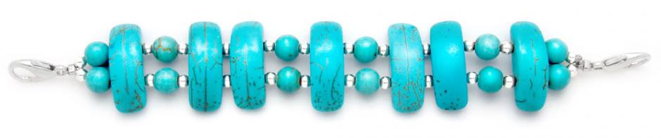 Beaded Medical Bracelet Designer Bead Medical Bracelet Turquoise Party 0779