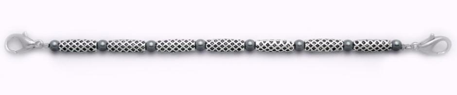 Beaded Medical Bracelet Designer Bead Medical Bracelets Criss-Crossed 0883
