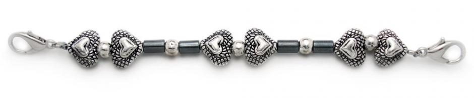 Beaded Medical Bracelet Designer Bead Medical Bracelets Hearts for Victoria 1189