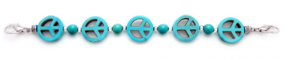 Beaded Medical Bracelet Designer Bead Medical Bracelets Peaceful World II 1204