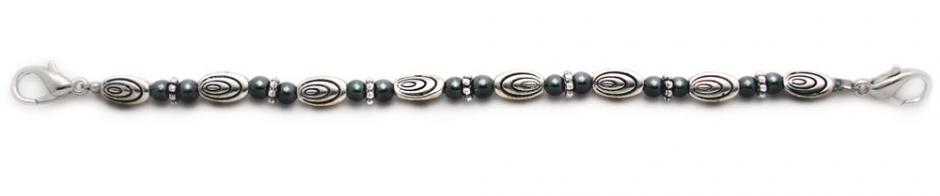 Beaded Medical Bracelet Designer Bead Medical Bracelets OMG Ovals II 1295