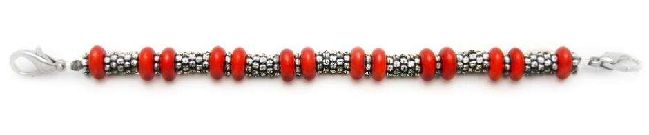 Beaded Medical Bracelet Designer Bead Medical Bracelets Red Lady 1375