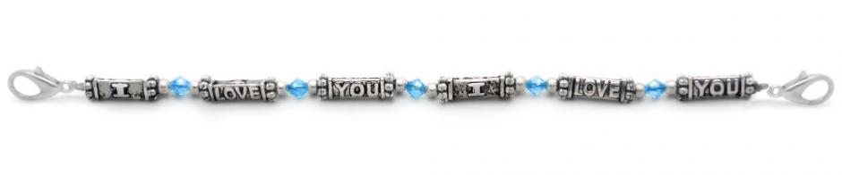 Beaded Medical Bracelet Designer Bead Medical Bracelets I Love You 1446