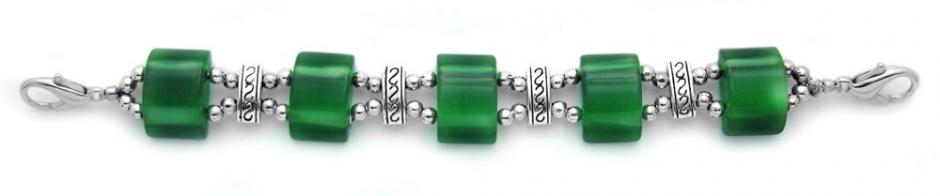 Beaded Medical Bracelet Designer Bead Medical Bracelets Emerald Mystique 1542