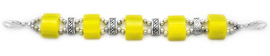 Designer Bead Medical Bracelets Mystique Yellow 1577