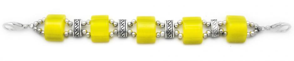Beaded Medical Bracelet Designer Bead Medical Bracelets Mystique Yellow 1577