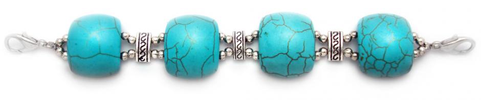 Beaded Medical Bracelet Designer Bead Medical Bracelets Southwestern Turquoise 1587