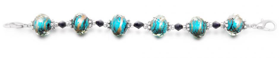 Beaded Medical Bracelet Designer Bead Medical Bracelets Sizzle II 1798