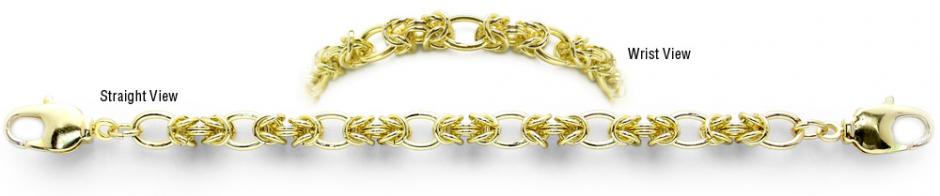 Gold Medical Bracelet Designer Gold Medical Bracelets Bacio Oro 2034