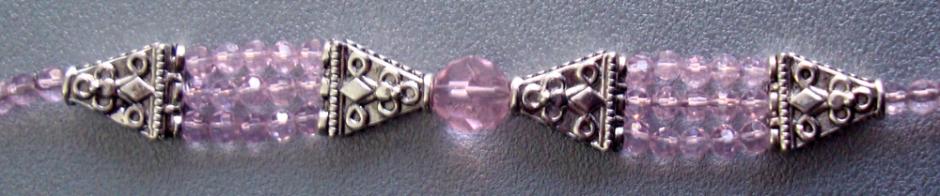 Beaded Medical Bracelet Designer Bead Medical Bracelets Shimmering Pink 3769