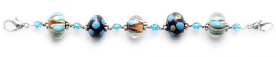 Designer Bead Medical Bracelets Sea Side 9009