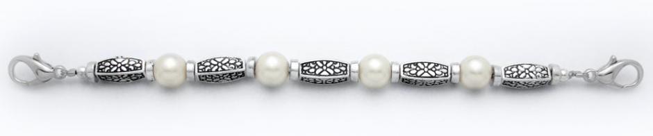 Beaded Medical Bracelet Designer Bead Medical Bracelets Pearl Elegance 9744