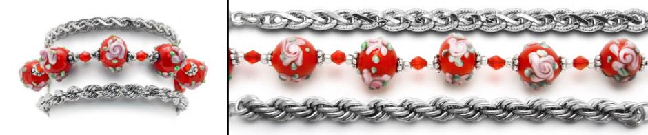 Medical Bracelet Set Designer Medical ID Bracelet Set Pink Sunset ll 1202