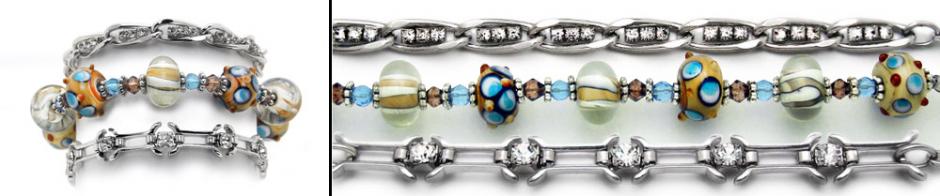 Medical Bracelet Set Designer Medical ID Bracelet Set Warm and Funky 0777-S
